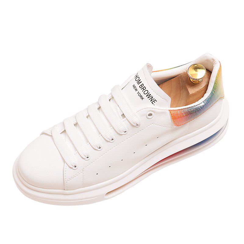 2024新款内增高小白鞋男高级感厚底百搭休闲鞋韩版内增高气垫板鞋