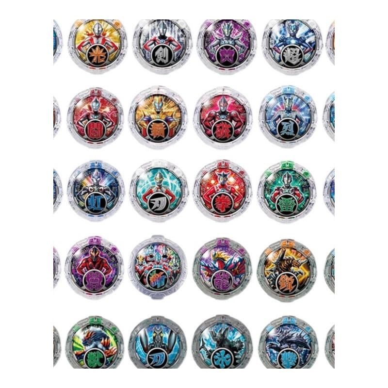 罗布水晶变身器光轮头镖闪光可动人偶套装罗索布鲁男孩儿童玩具