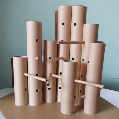 纸管圆筒花架儿童玩具