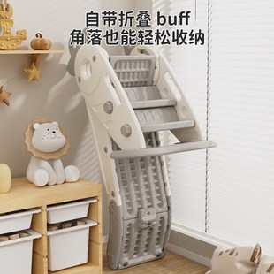 儿童滑滑梯室内家用小型宝宝滑梯折叠多功能婴幼儿玩具家庭游乐场