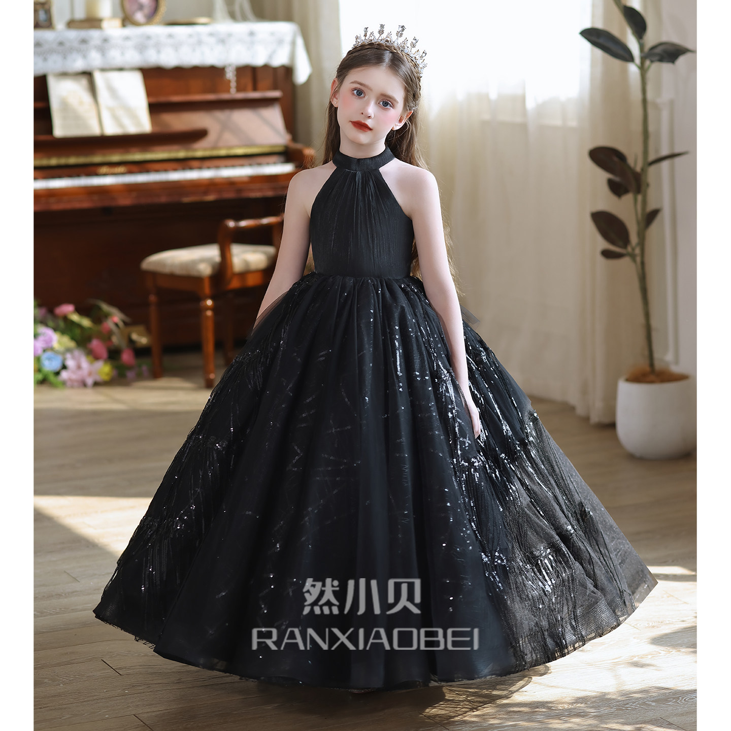 儿童礼服女童高端轻奢小众走秀图片