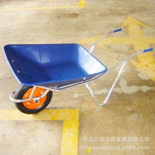 翻斗车独轮车农用小推车工地单轮手推车土花园斗车垃圾搬运车家用