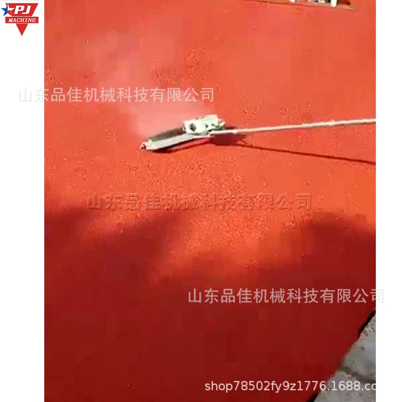 跑道摊铺电滚轴 手拉式电动摊铺机 橡胶颗粒跑道摊铺压平压实工具