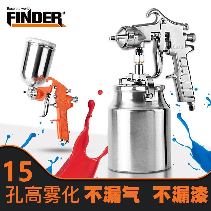 F-75喷枪喷壶W-71乳胶油漆喷枪喷涂家装木器喷枪汽车木材工具现货