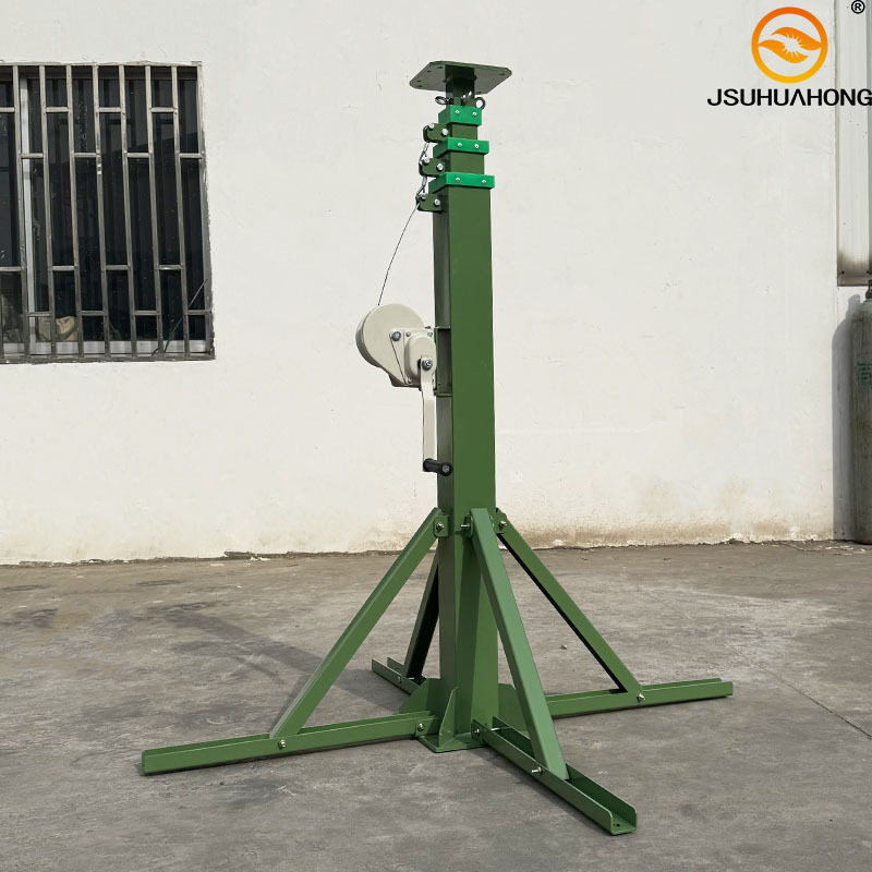 手摇多节式伸缩杆通信监控和照明升降杆7米9米杆Lighting Mast