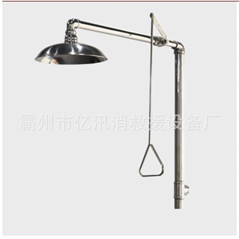 紧急喷淋洗眼装置不锈钢立式双口洗眼仪冲淋复合式洗眼器