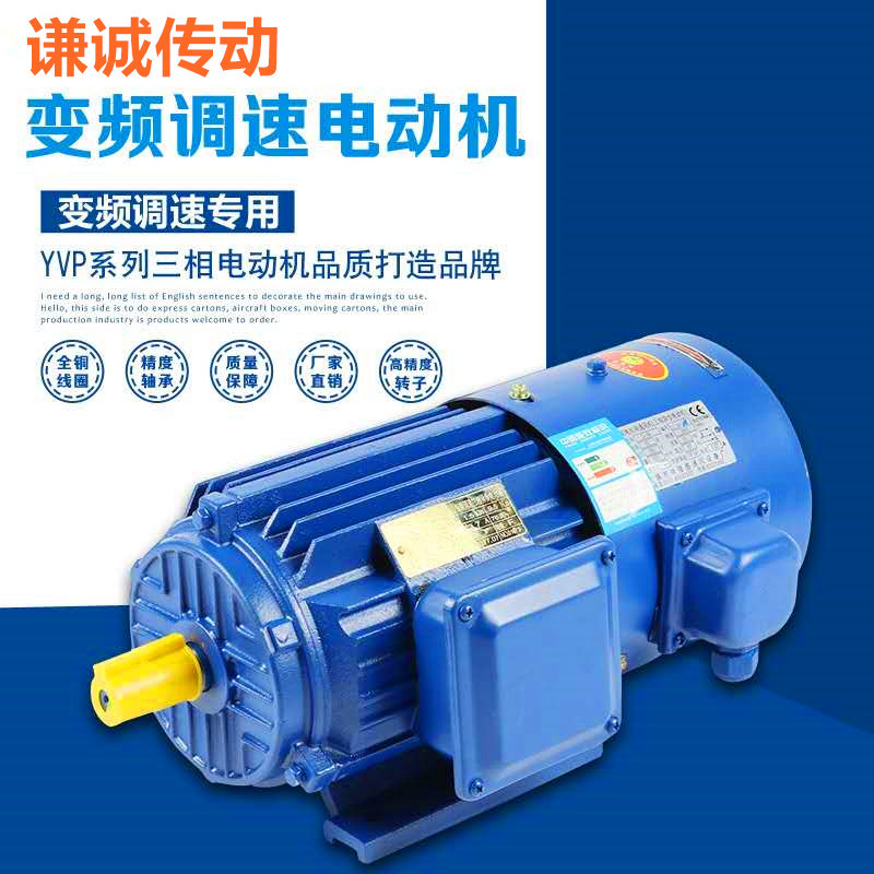 变频调速专用电动机YVP/YVF2-100L2-4极3KW立式卧式纯铜线三相