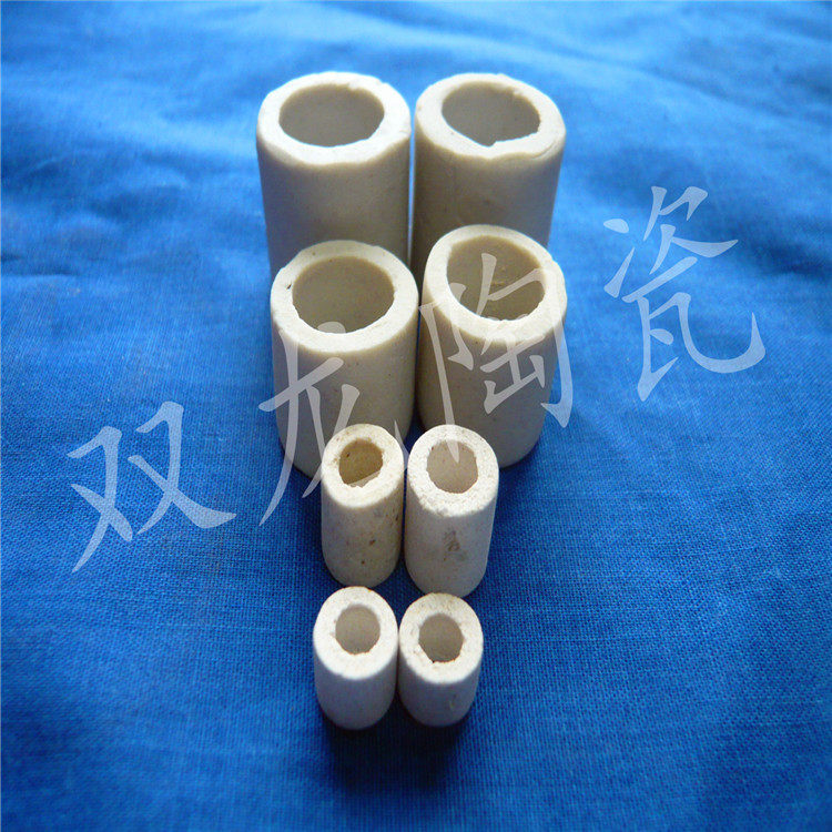 25mm陶瓷拉西环 洗涤塔填料 拉西环填料 拉西环 双龙陶瓷