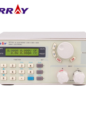 亚锐ARRAY 3710A可编程直流电子负载360V/30A/150W电子负载测试仪