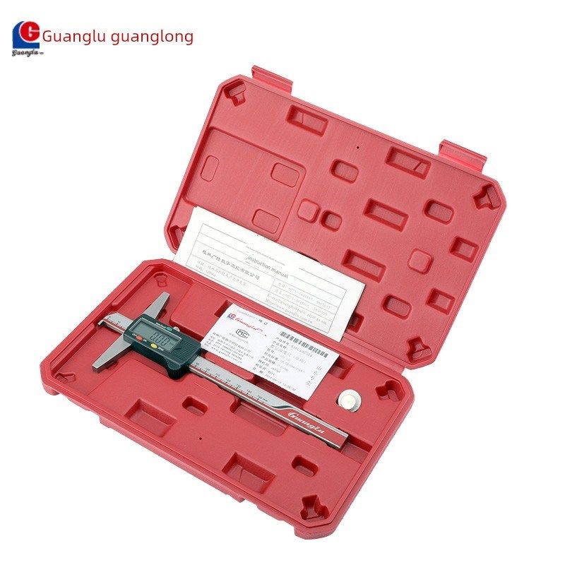 广陆数显深度尺带钩高精度工业级不锈钢卡尺配件防水防油测量工具,五金/工具,游标卡尺,淘宝优惠券,粉丝福利购,淘宝优惠卷