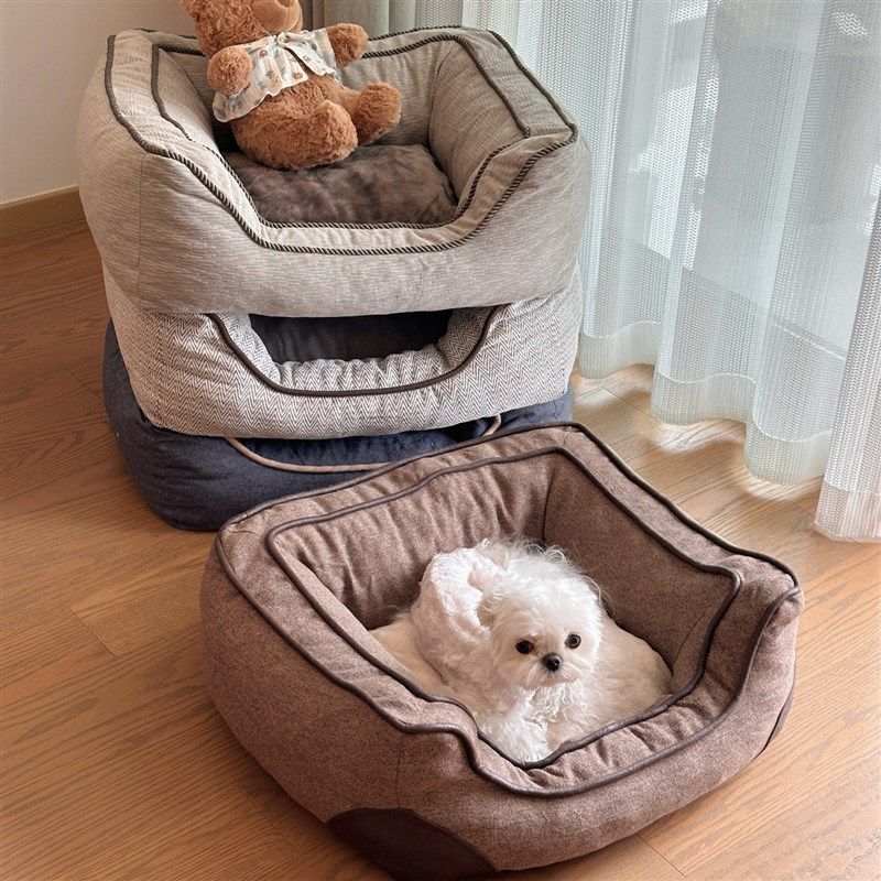 碎海绵填充方形宠物床狗窝狗垫沙发泰迪法斗加厚有吃撑软垫秋冬新,宠物/宠物食品及用品,狗窝/屋/帐篷/沙发,淘宝优惠券,粉丝福利购,淘宝优惠卷