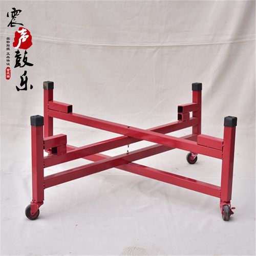 包邮8寸10寸12寸14寸18寸堂鼓鼓架 金属鼓架子 可折叠推动 万向轮