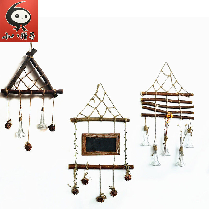 幼儿园低结构环境布置墙壁挂饰乡村风原木松果黑板吊饰教室装饰品,家居饰品,吊饰/挂饰,淘宝优惠券,粉丝福利购,淘宝优惠卷