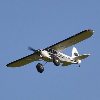 FMS航模1300mm PA-18固定翼rc遥控练习机泡沫机越野大脚飞机模型