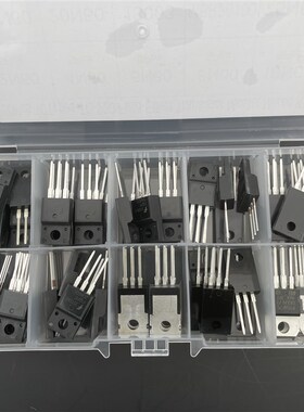 10种场效应三极管包TO-220封装直插2N60/4N60/8N60/13003/75NF75