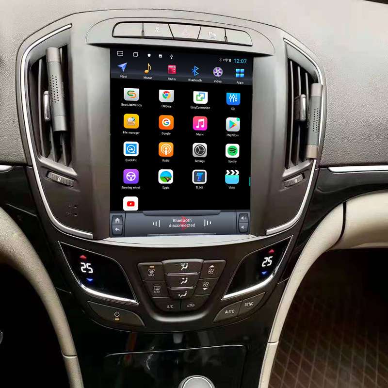 4+64G 适用于别克君威欧宝车载中控竖屏导航蓝牙多媒体播放器DSP