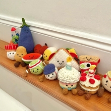 Jellycat牛角包挂件钥匙扣毛线钩织diy材料包朋友手工编织礼物