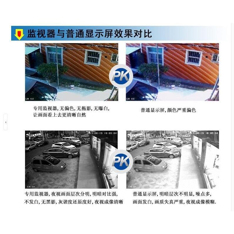 液晶监视器 安防BNC监控监视器 AV HDMI SDI VGA 接口