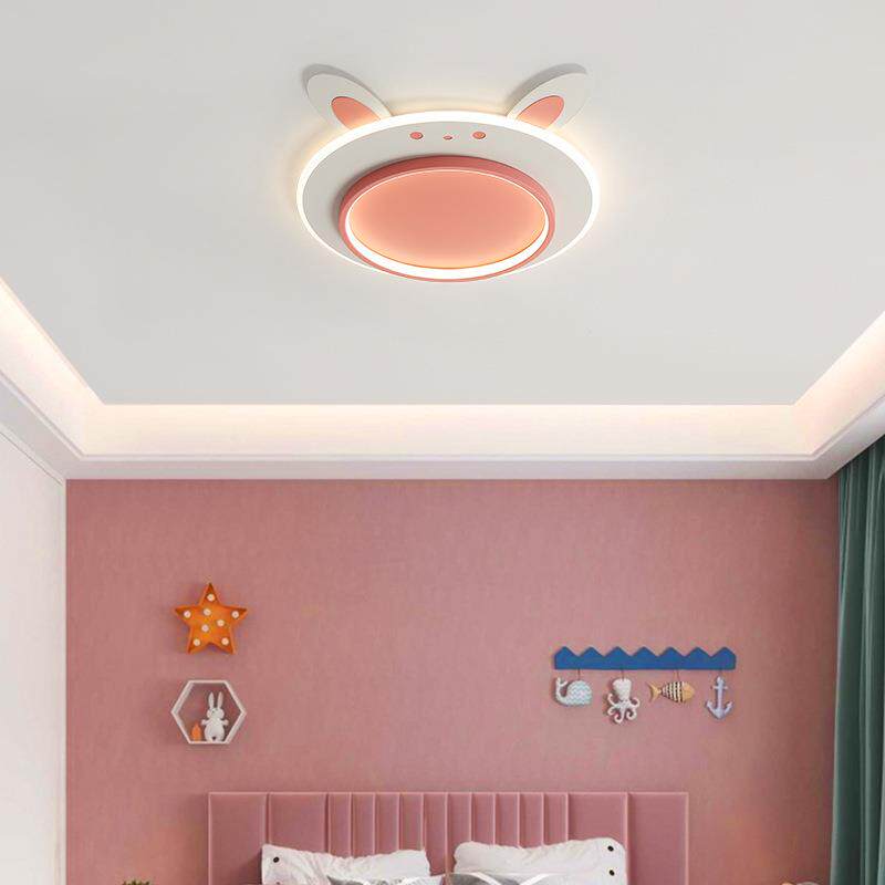 儿童房灯具男孩女孩卧室灯护眼房间吸顶灯少女公主灯2024年新款