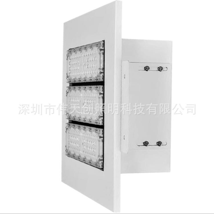 模组灯工厂嵌入式吸顶式LED白色加油站灯外壳 LED油站灯外壳套件