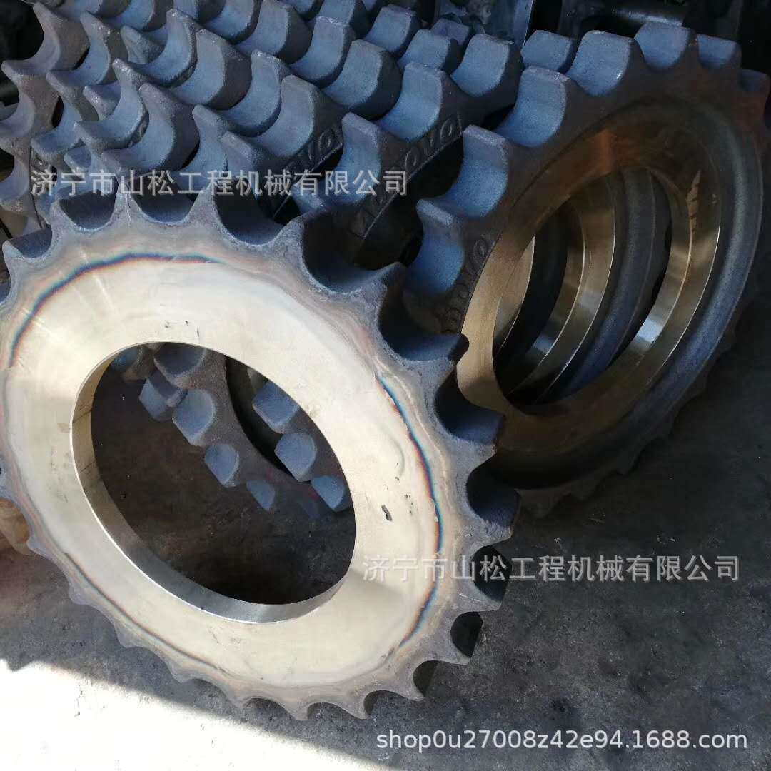 洋马75 17挖掘机履带板链轨链条支重轮驱动齿引导轮托链轮