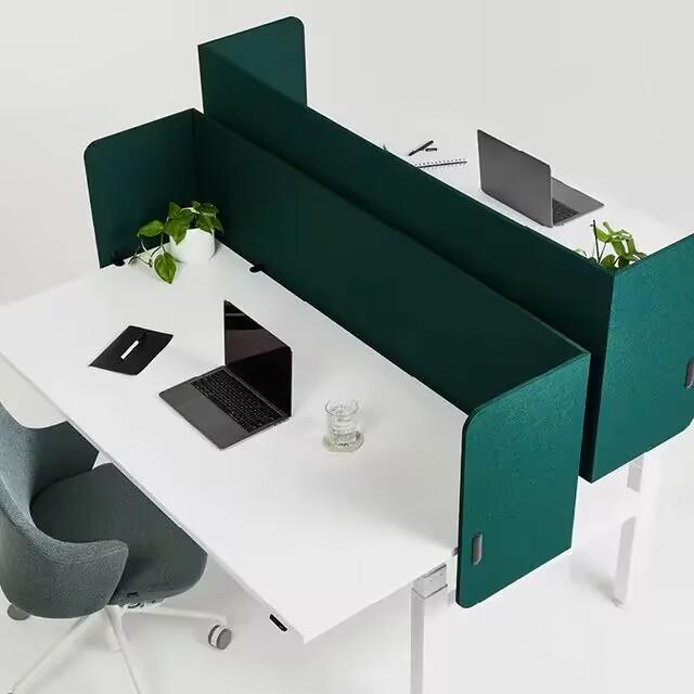 办公室升降桌吸音降噪隔音屏风围挡家用学习桌挡板桌边隔板