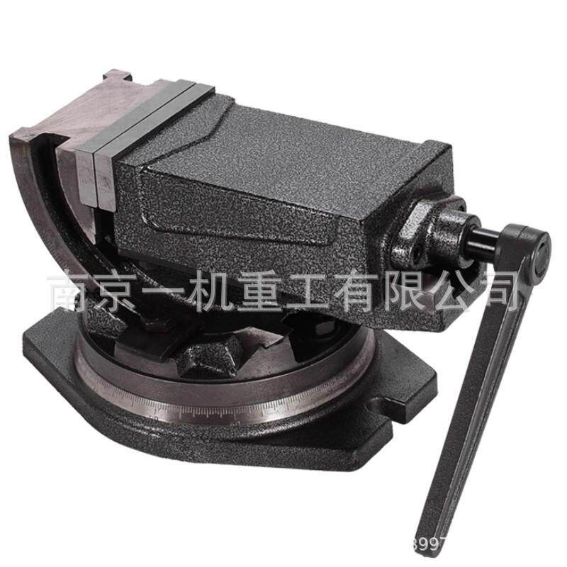 重型可倾精密角度式平口钳456寸8铣床机用倾斜虎钳角固式斜度台钳
