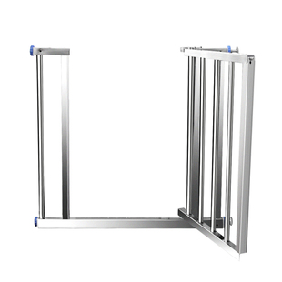 80高门栏儿童防护栏婴儿楼梯口安全门栏阳台宠物围栏不锈钢免打孔