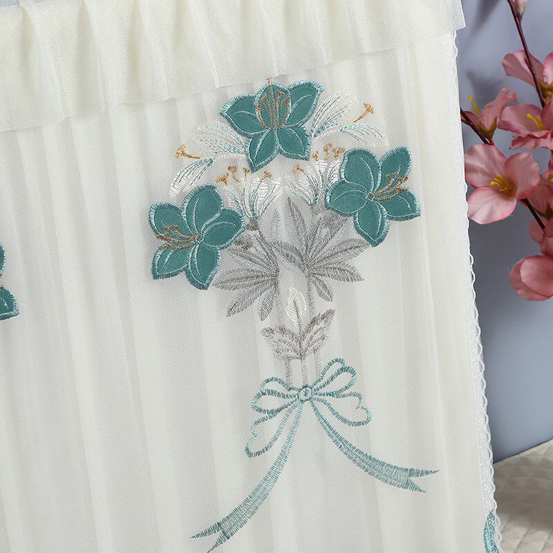 电视机罩家用机套防尘罩新款蕾丝55寸65寸挂式液晶盖布开机0517g