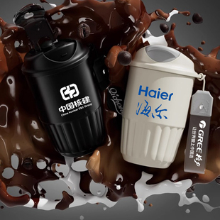 316咖啡保温杯定制logo便携车载随行J杯女学生陶瓷颜值可爱小水杯