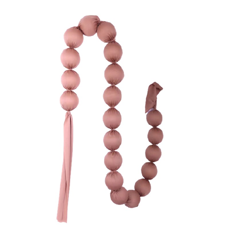 婚庆道具彩色布艺装饰球串橱窗背景墙签到区橱窗美陈装饰圆球挂饰