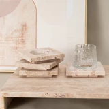 Натуральный желтый травертин, украшения для подносов, модель, комната продаж, офис, гостиная, журнальный столик, чайный поднос, подставка для украшения рабочего стола, мягкое украшение
