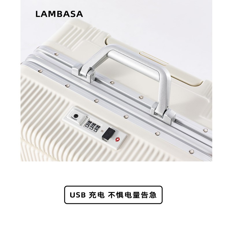 前置开口行李箱女2024新款多功能加厚耐用旅行箱拉杆箱20寸登机箱