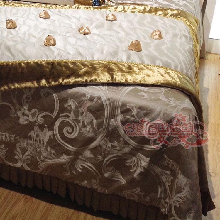 高档欧式床上用品床单套件样板间法式样板房多件套展示厅床品套装