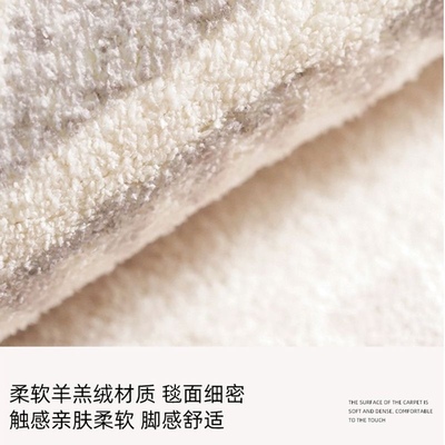 地毯客厅茶几垫耐脏易打理不规则云朵卧室床边沙发飘窗地垫ins风