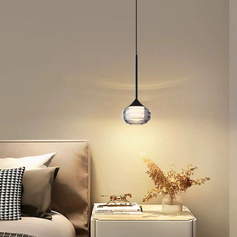 极简卧室床头小吊灯现代简约长吊线灯电视背景墙吊灯垂线灯高级感,家装灯饰光源,床头/玄关/吧台/过道吊灯,淘宝优惠券,粉丝福利购,淘宝优惠卷