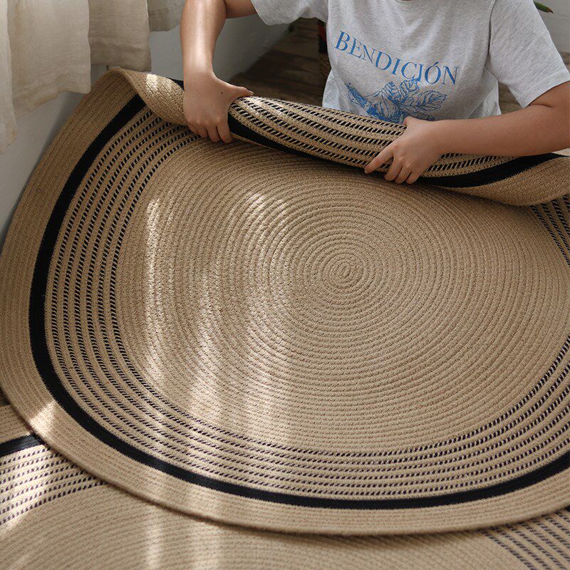 文艺地毯摇椅单人沙发地垫猫抓装饰毯幼儿园茶室客厅衣帽间