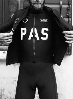 PAS 高品质 24款竞技 男女 黑白色公路自行车高弹透气 骑行背带裤