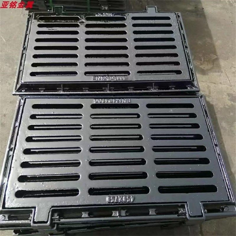 型1324球墨铸铁沟盖地雨水篦子下水板道铁N盖板格栅井盖重排水沟