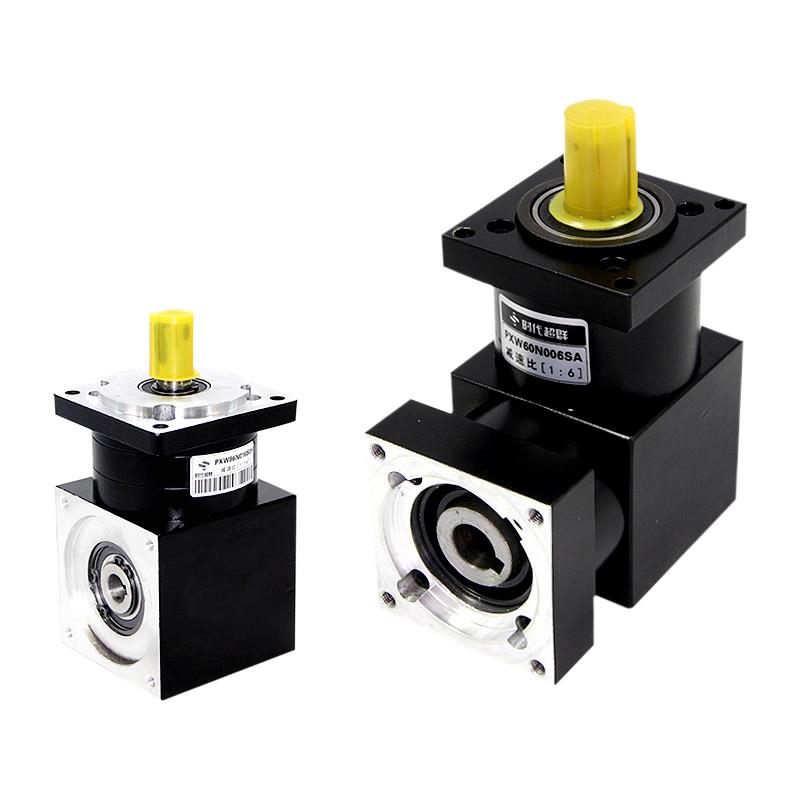 现货速发直角行星减速器机/可配57/86步进马达/60伺服替代涡轮无