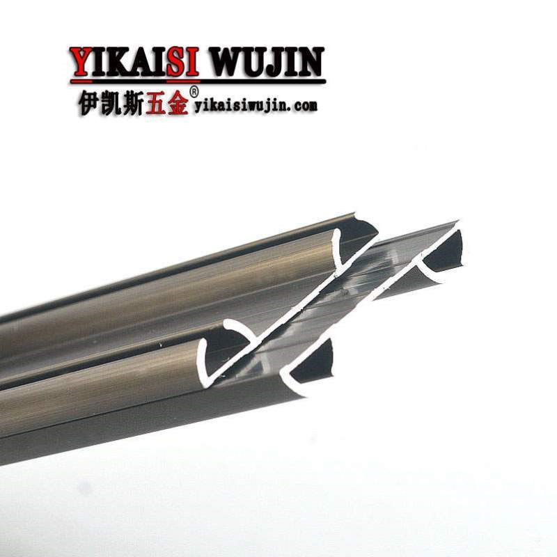 上下门静音配件导吊轨路轨移门开槽推拉加厚滑道免滑轮衣柜轨道趟