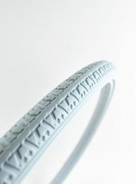 轮椅车轮胎20/22/24x1 3/8实心胎黑色灰色R免充气实心轮椅车轮胎