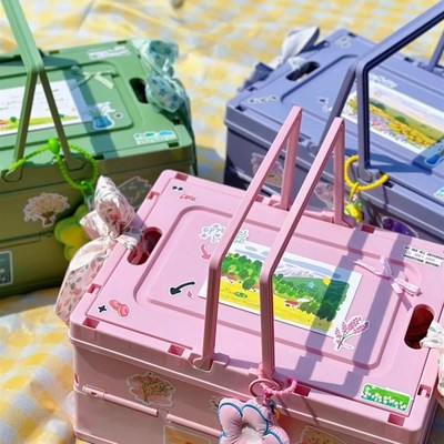 伴手礼盒子空盒实用o伴娘喜面儿童十岁生日宝宝宴回礼礼物盒露营