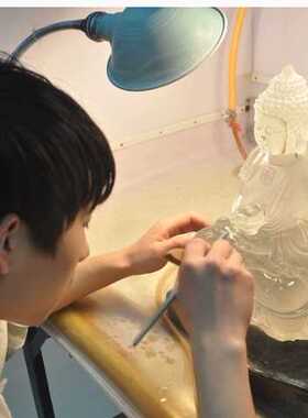 免费打孔 修e补水晶宝石碎裂 原石加工切割打磨抛光雕刻刻字镶嵌