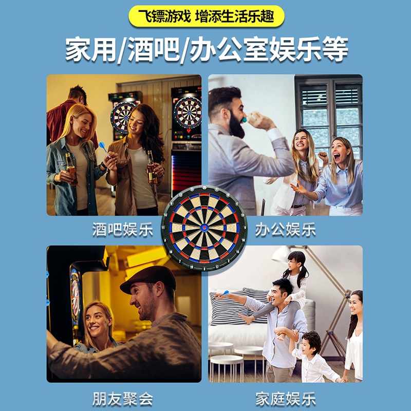 飞镖盘室b内家用套装软式练习休闲娱乐靶子投掷类玩具靶盘器材