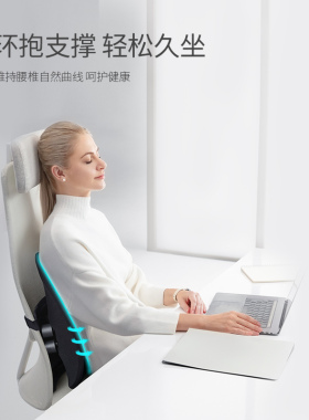PPW人b体工学办公室靠垫护腰椅子靠背办公椅腰靠久坐腰垫座椅腰枕