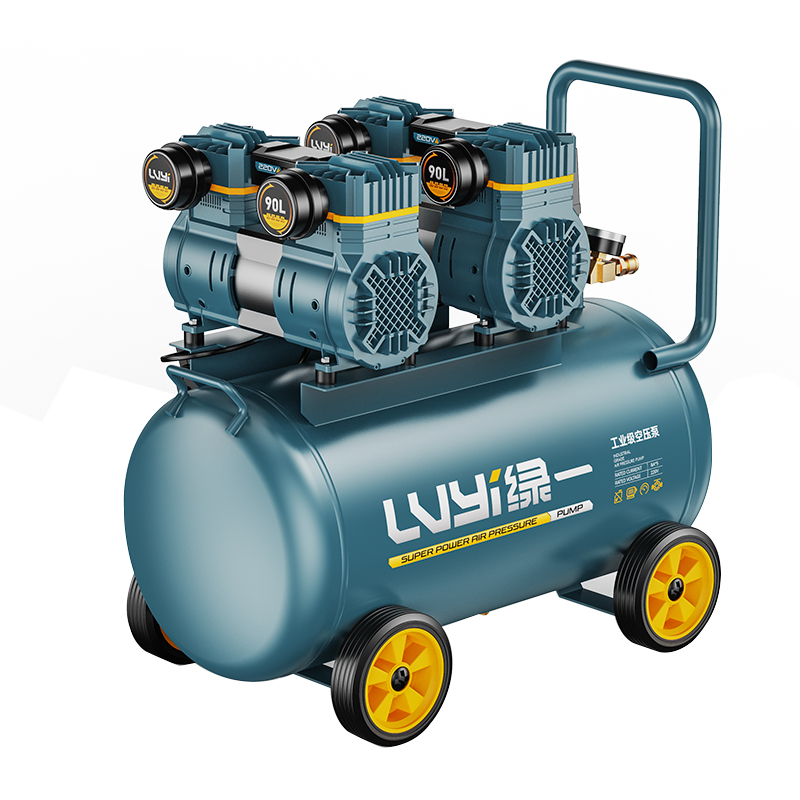 无油空压机静音气泵工业级空气压缩机小型22K0V可携式木工高压打