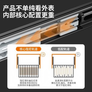 洗衣机抽a拉衣架阳台柜上方隐形晾衣架反弹伸缩裤架滑轨收纳置物