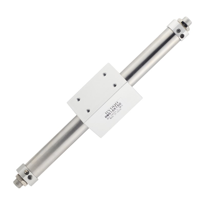 亚德客型RMS无杆气缸磁藕式长行程10/16/20/F25/32/40*100-200-30