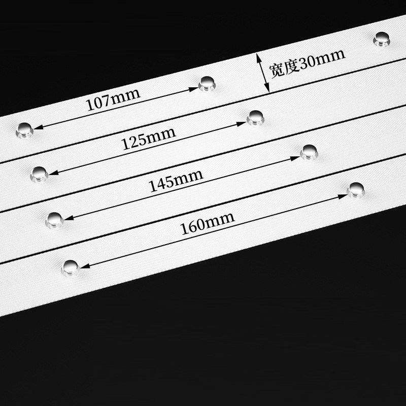 蛇形帘轨道配件布带葫芦口w滑轮滑块定距静音波纹水波帘S轨线珠